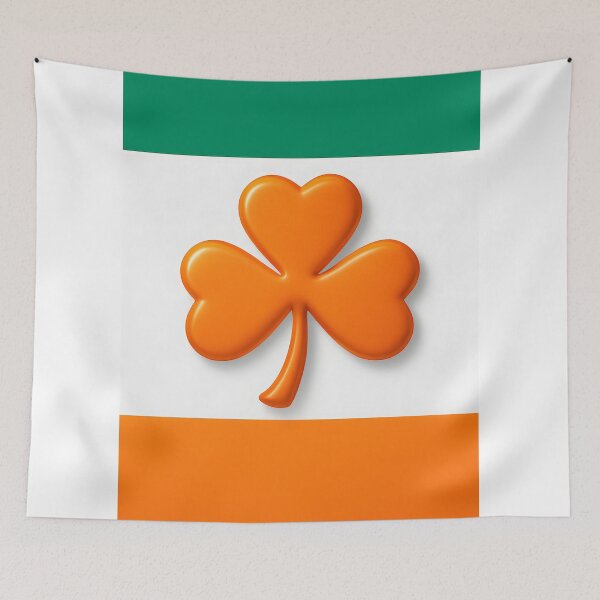 Item preview, Irish Ireland Tricolor with Orange Shamrock designed and sold by OliDesigns.