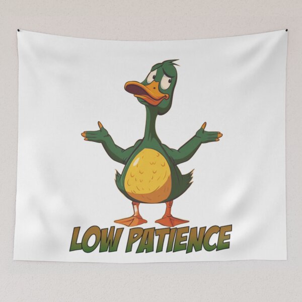 Item preview, Sassy Duck Reactions - Low Patience Duck Meme designed and sold by MiraLumeStudio.