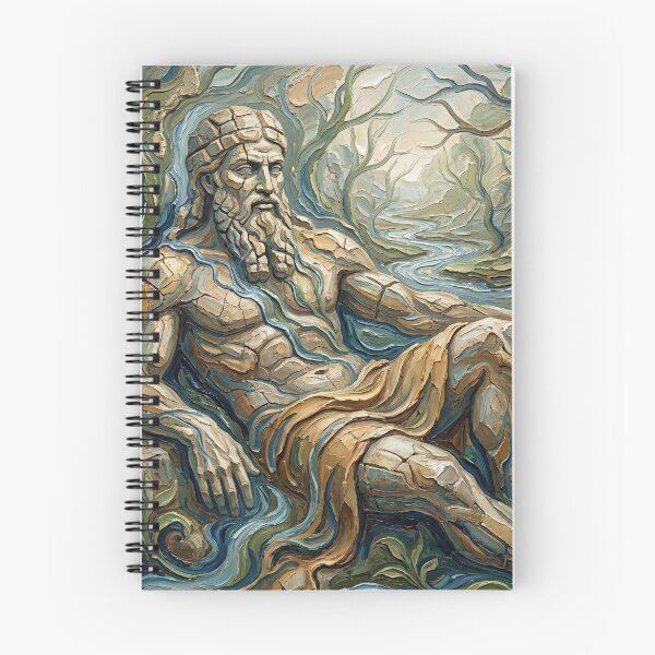 Item preview, The Epic of Gilgamesh – Immortality and Loss | Textured Painterly Epic Illustration designed and sold by SavinMercantile.