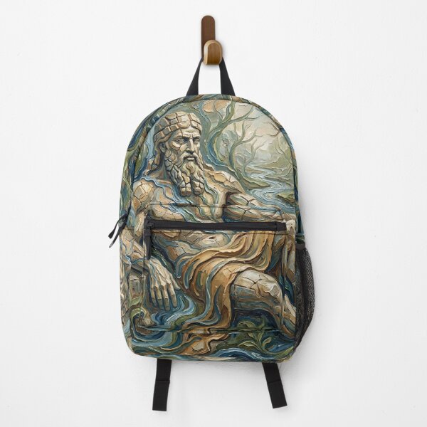 Item preview, The Epic of Gilgamesh – Immortality and Loss | Textured Painterly Epic Illustration designed and sold by SavinMercantile.