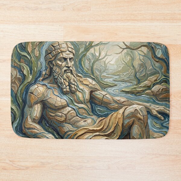 Item preview, The Epic of Gilgamesh – Immortality and Loss | Textured Painterly Epic Illustration designed and sold by SavinMercantile.
