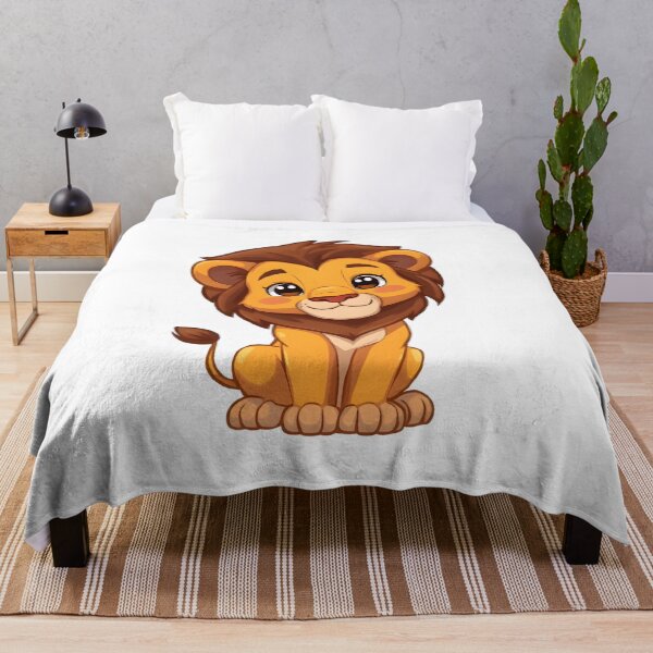 Item preview, Friendly Cartoon Lion Sticker | Cute Animal Design designed and sold by Teewave-Ashish.