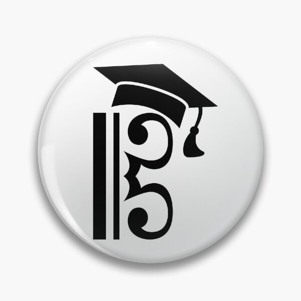 Item preview, Alto Clef with Graduation Cap – Music Graduation Symbol | Academic Music Achievement Design designed and sold by MuzikAkademik.