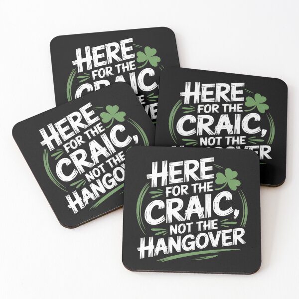 Item preview, Here for the Craic Not the Hangover designed and sold by theartfulaspie.