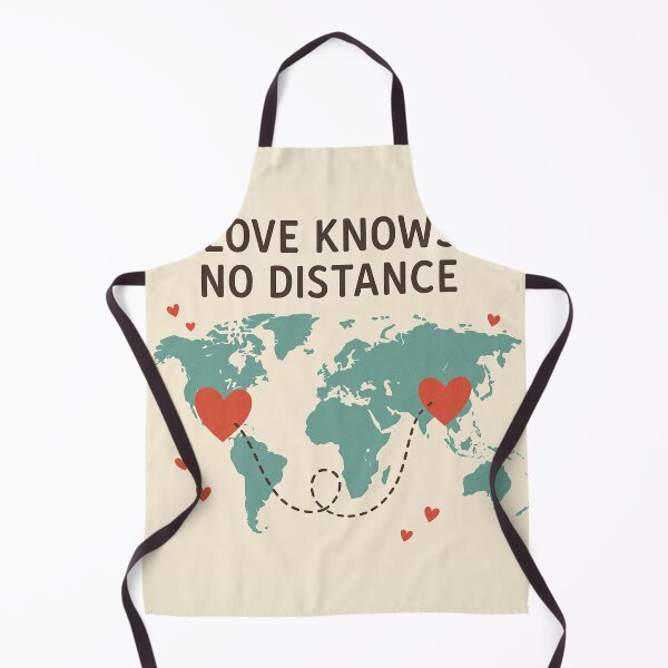 Item preview, Distance couple design 'Love Knows No Distance' designed and sold by Lyvion design.