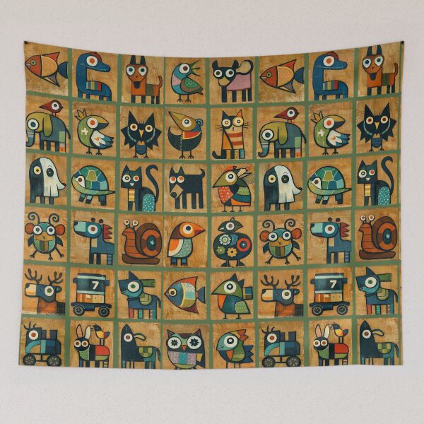 Item preview, Folk Animals for a Lost Game designed and sold by Jani-art-world.