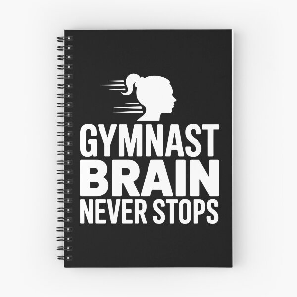 Item preview, Gymnast Brain Never Stops designed and sold by theartfulaspie.