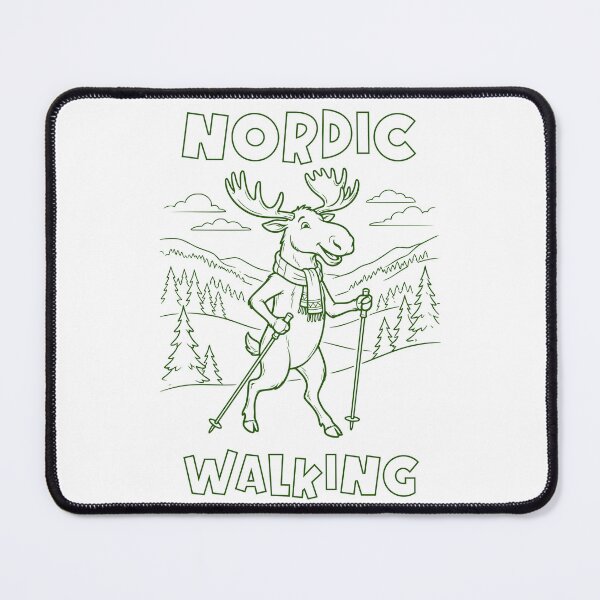 Item preview, Nordic Walking Moose designed and sold by AlyxoGer✅.