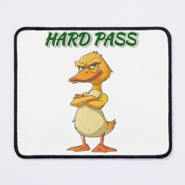 Item preview, Sassy Duck Reactions Collection - Hard Pass Duck Meme designed and sold by MiraLumeStudio.