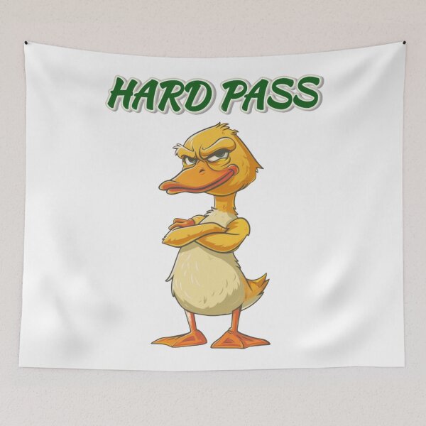 Item preview, Sassy Duck Reactions Collection - Hard Pass Duck Meme designed and sold by MiraLumeStudio.