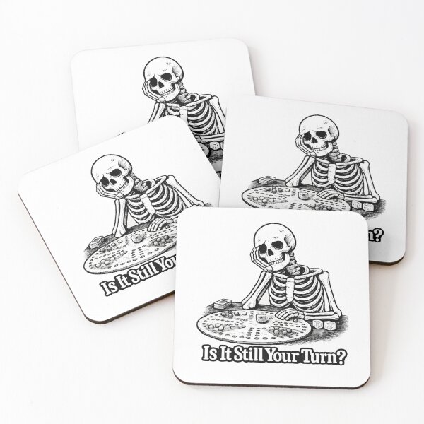 Item preview, Skeleton Board Game Night Is It Still Your Turn Funny  designed and sold by The Junto Shop.