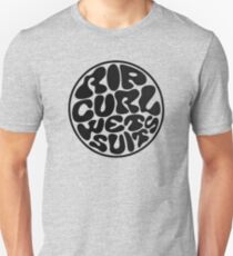 Rip Curl Wet Suits Black Unisex T-Shirt