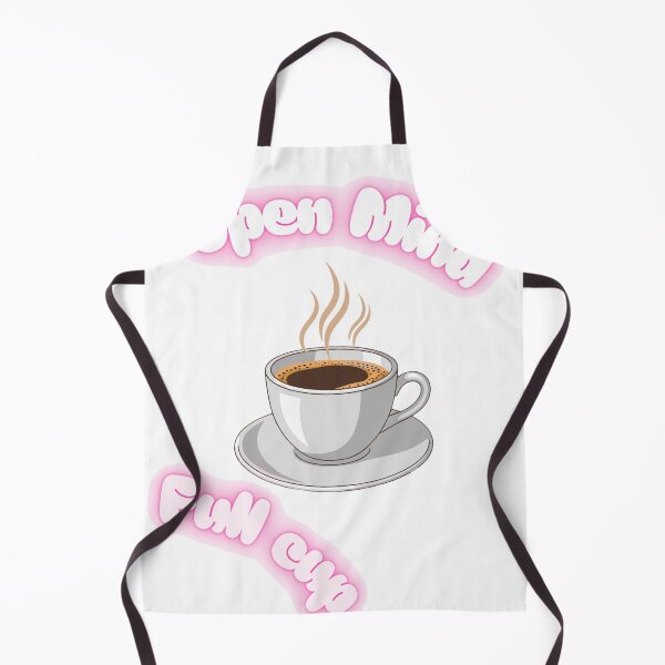 Item preview, Open Mind Full Cup – Minimalist Coffee Quote Design for Coffee Lovers & Mindfulness designed and sold by It's Bro Brand ★ ★ ★ ★ ★.
