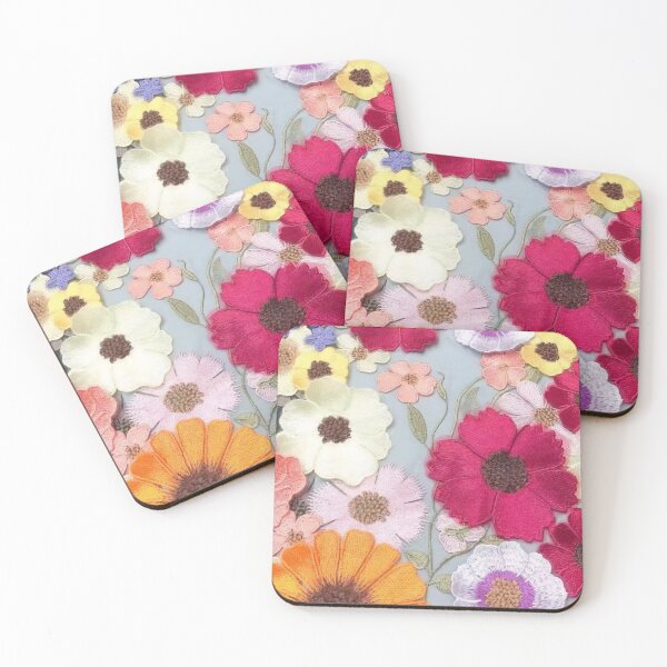 Item preview, Sheer florals designed and sold by SHIVA ARTS.