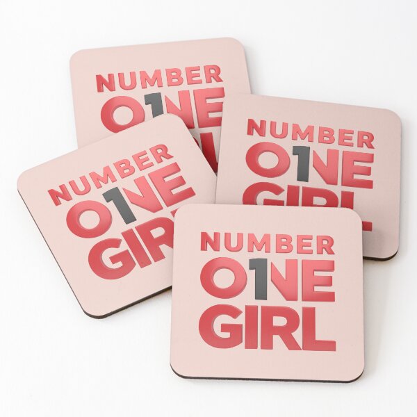 Item preview, Number One Girl – Bold 3D Typography Design designed and sold by Psycho-Crazy.