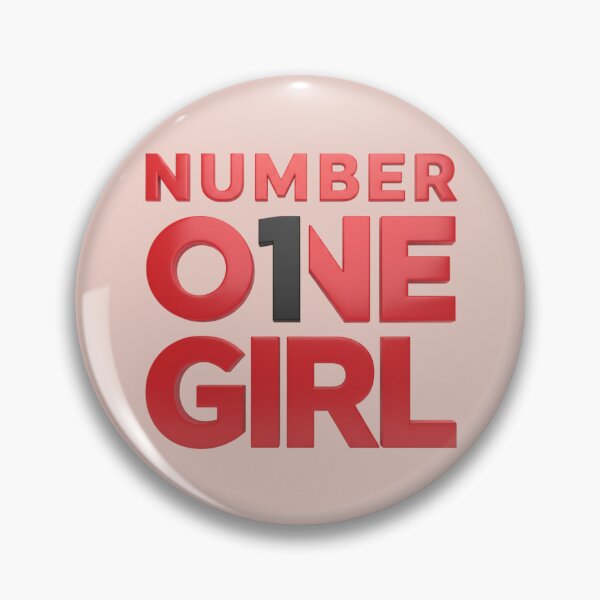 Item preview, Number One Girl – Bold 3D Typography Design designed and sold by Psycho-Crazy.