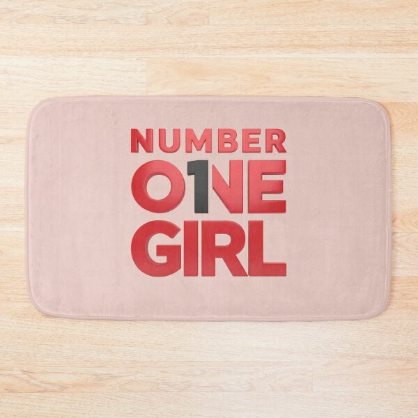 Item preview, Number One Girl – Bold 3D Typography Design designed and sold by Psycho-Crazy.