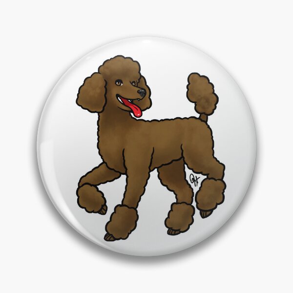 Item preview, Dog - Standard Poodle - Miami Chocolate designed and sold by Jennifer Stolzer.