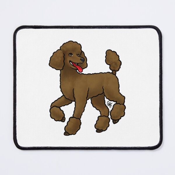 Item preview, Dog - Standard Poodle - Miami Chocolate designed and sold by Jennifer Stolzer.