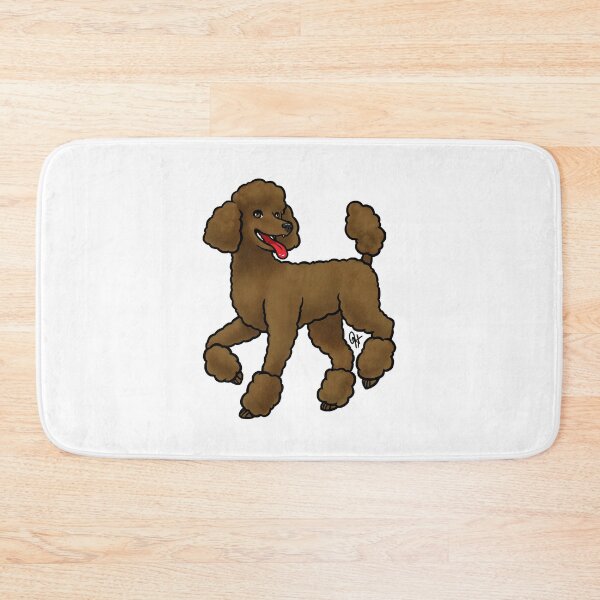 Item preview, Dog - Standard Poodle - Miami Chocolate designed and sold by Jennifer Stolzer.