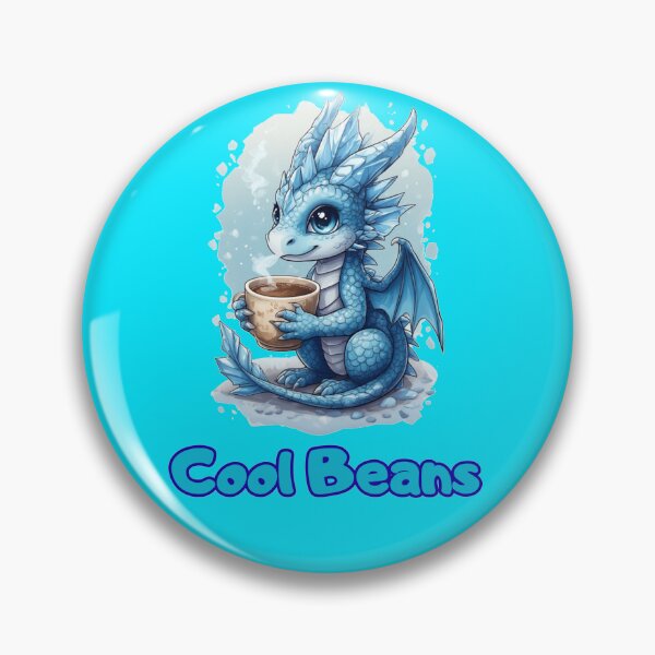 Item preview, Cool Beans Dragon designed and sold by Dragons Hoard Designs.