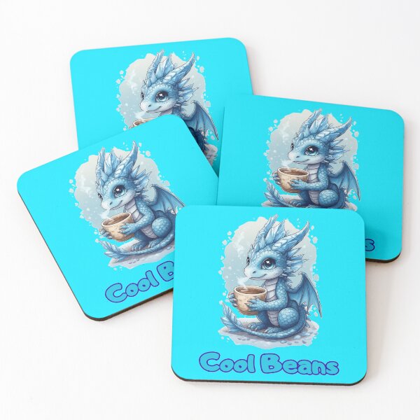 Item preview, Cool Beans Dragon designed and sold by Dragons Hoard Designs.