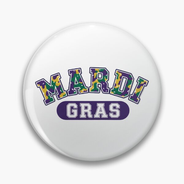 Artikelvorschau, Mardi Gras Varsity, Camo Mardi Gras, Preppy Y2K Mardi Gras Beads, College Font Mardi Gras, Viral Trendy Mardi Gras entworfen und verkauft von DesignDenDo ⭐⭐⭐⭐⭐.