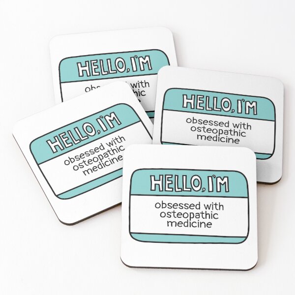 Item preview, Funny Osteopathic Medicine Name Tag designed and sold by MaryAller.