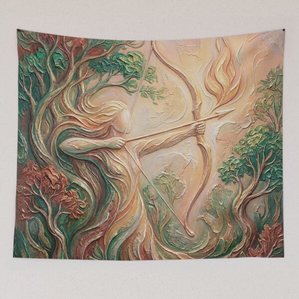 Item preview, The Ramayana – Exile and Devotion | Textured Painterly Epic Illustration designed and sold by SavinMercantile.