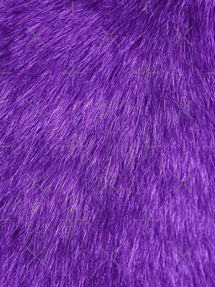 Texture Faux Fur Purple Violet Brilliant Funny Fabric Exotic Girlie