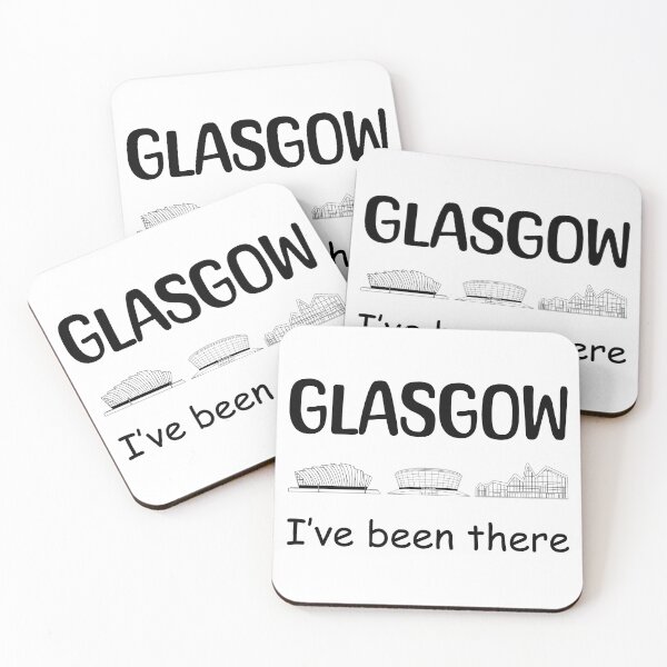 Item preview, Glasgow Skyline Landmarks Architecture - I've Been There Scottish Art designed and sold by Loom on the Loch.