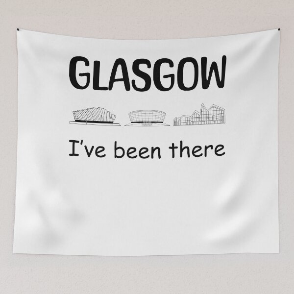 Item preview, Glasgow Skyline Landmarks Architecture - I've Been There Scottish Art designed and sold by Loom on the Loch.