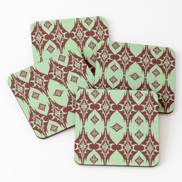 Item preview, Wings of Harmony – Green Balance Flow designed and sold by OIL Pattern Design .