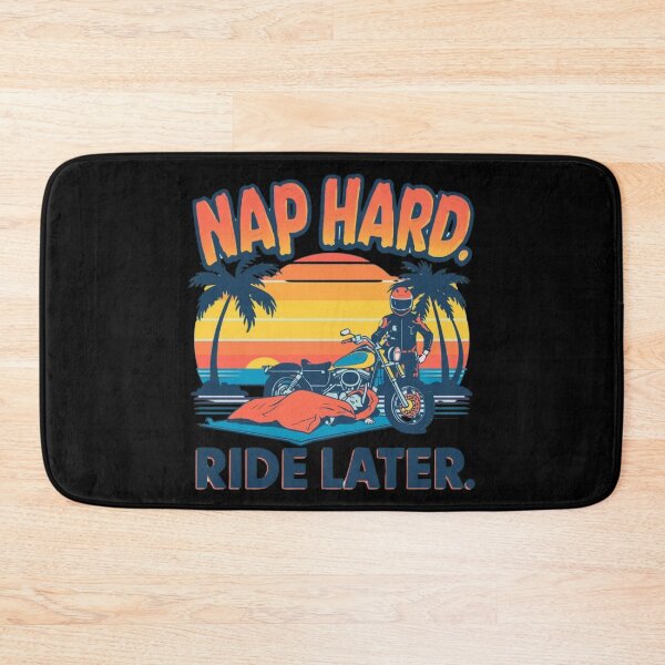 Item preview, Funny Nap Day Motorcyclist Design – Biker Nap Humor designed and sold by YourTrendyTees.