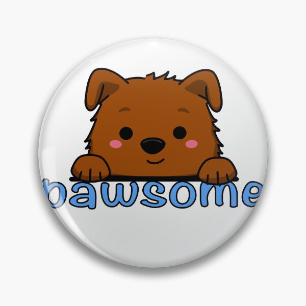Item preview, Pawsome cute dog with good vibes designed and sold by Lumiere-Art.