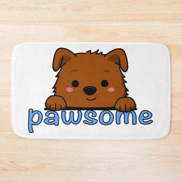 Item preview, Pawsome cute dog with good vibes designed and sold by Lumiere-Art.
