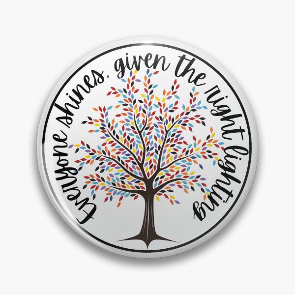 Item preview, Everything Shines Given The Right Lighting - Aesthetic Introvert Quote designed and sold by Personal Echo.