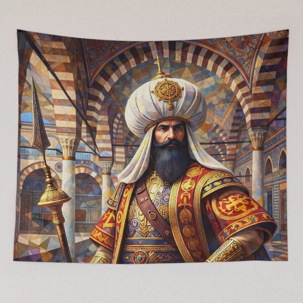 Item preview, Sultan Suleiman – Ottoman Emperor Art designed and sold by EASNFTCOL.