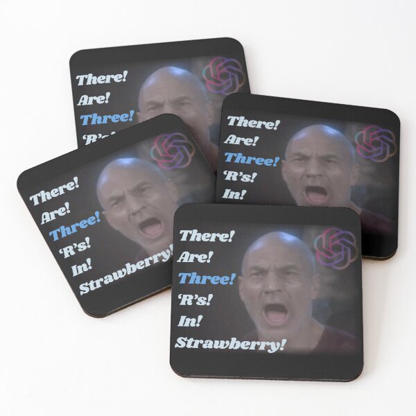 Item preview, There Are Three ‘R’s In Strawberry, Captain Picard designed and sold by Very Wary.