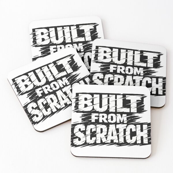 Item preview, Built From Scratch Bold Typography Design designed and sold by TeeTimeTreasure.