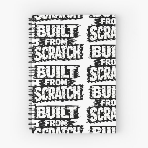 Item preview, Built From Scratch Bold Typography Design designed and sold by TeeTimeTreasure.