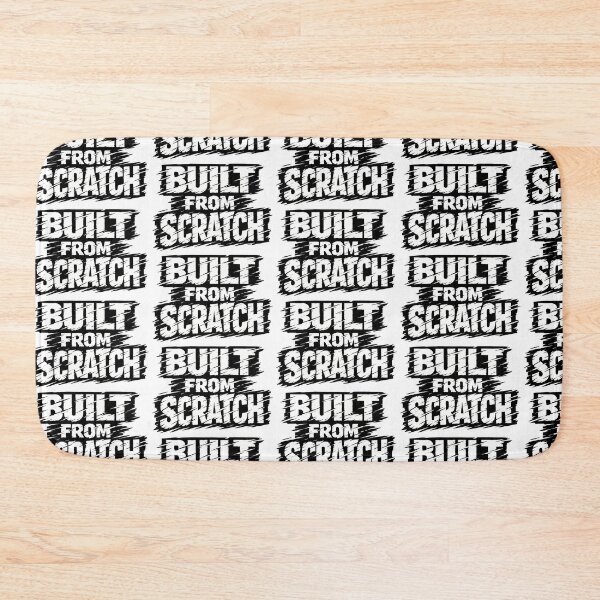 Item preview, Built From Scratch Bold Typography Design designed and sold by TeeTimeTreasure.