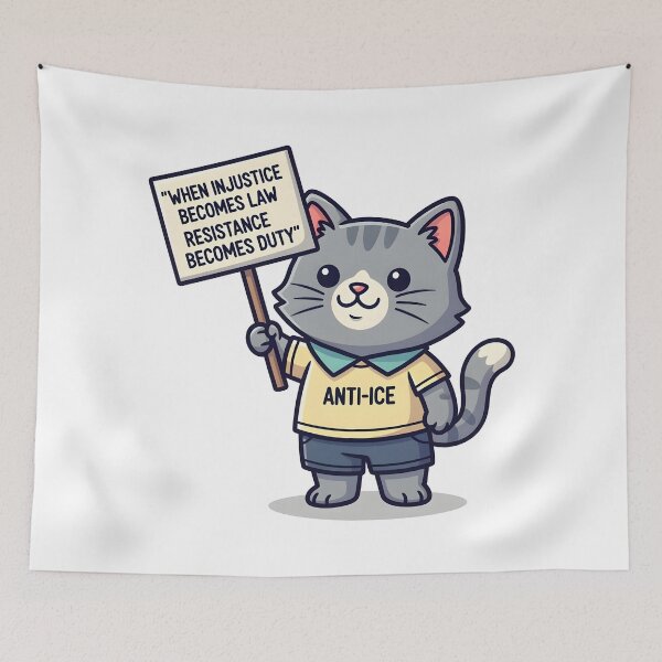 Item preview, ANTI ICE When Injustice Becomes Law Resistance Becomes Duty designed and sold by Uglyandcute.
