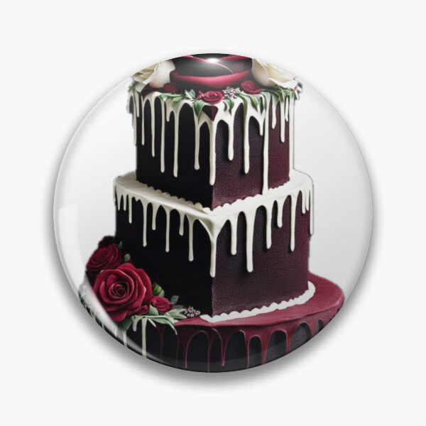 Item preview, Blood Red Velvet Wedding Cake without Background designed and sold by SeaJayEmmm.