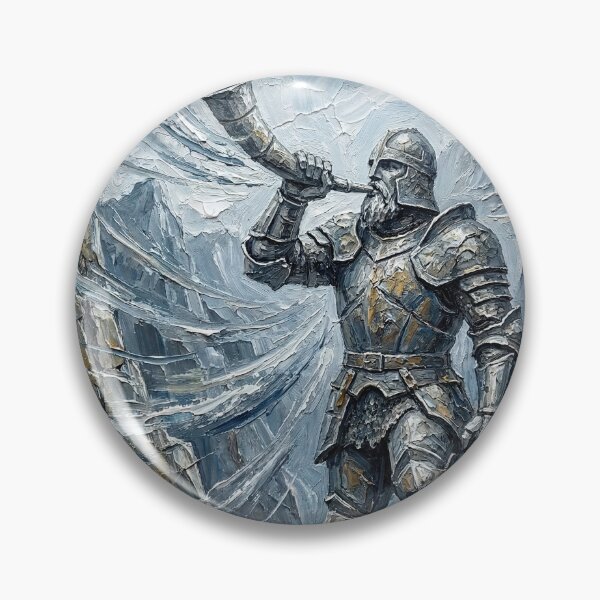 Item preview, The Song of Roland – Last Stand | Textured Painterly Epic Illustration designed and sold by SavinMercantile.