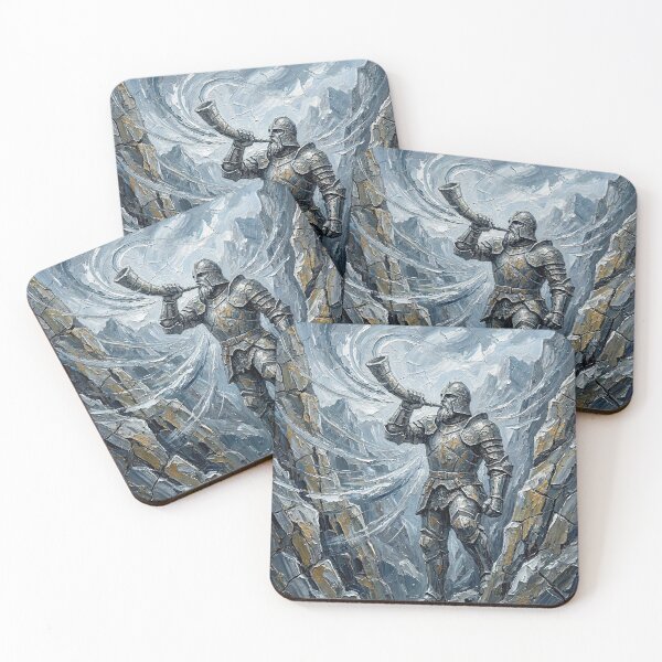 Item preview, The Song of Roland – Last Stand | Textured Painterly Epic Illustration designed and sold by SavinMercantile.