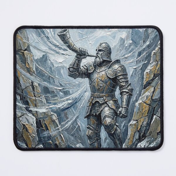 Item preview, The Song of Roland – Last Stand | Textured Painterly Epic Illustration designed and sold by SavinMercantile.