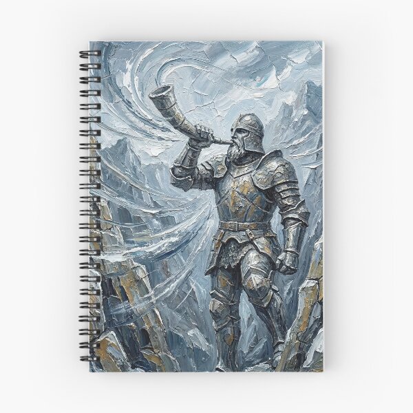 Item preview, The Song of Roland – Last Stand | Textured Painterly Epic Illustration designed and sold by SavinMercantile.