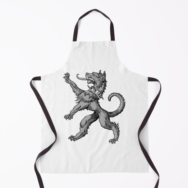 Item preview, Medieval Hound Illustration, Heraldic Drawing designed and sold by HawthorneFlame.
