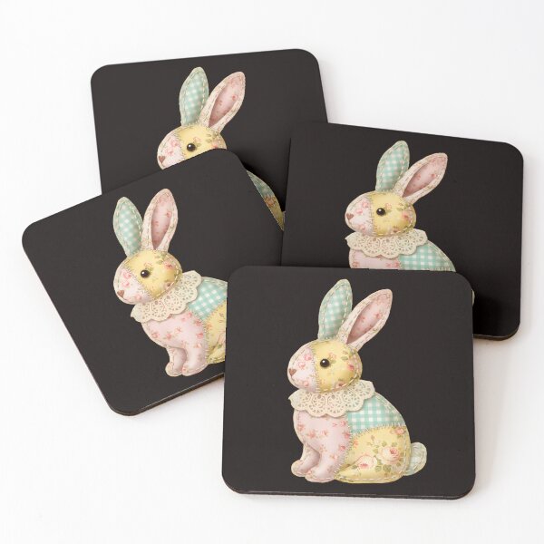 Item preview, Floral Bunny Patchwork, Trendy Easter, Floral Retro Valentine, Cottage Core Gingham Patchwork, Spring Patchwork designed and sold by DesignDenDo ⭐⭐⭐⭐⭐.